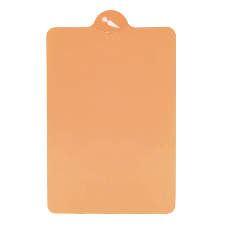39*25 см Гибкая ПП Пластиковая Нескользящая разделочная доска с отверстием для подвешивания ломтик для еды разделочный блок кухонные инструменты для приготовления пищи доска для сыра - Цвет: Оранжевый
