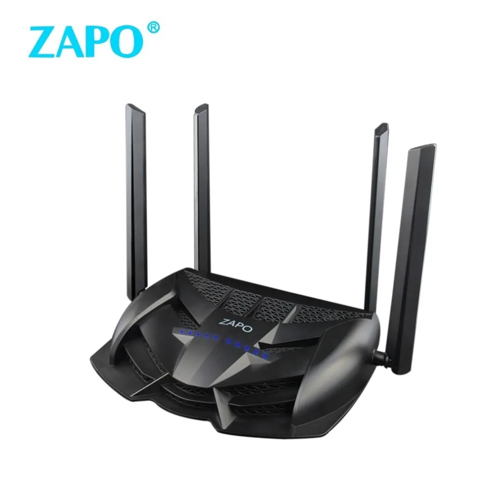 ZAPO 1200M Dual Bands Wireless Game Router Wireless Wifi Repeater Wireless AC Roteador Repetidor Rotate Aerial Repeater Dropship