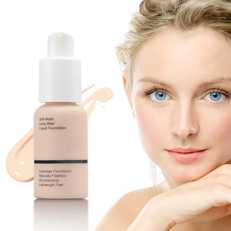 

Concealer FoundationBrighten Face Soft Long Wear Oil Control Concealer Liquid Foundation Cream Fashion Womens Cream Makeup