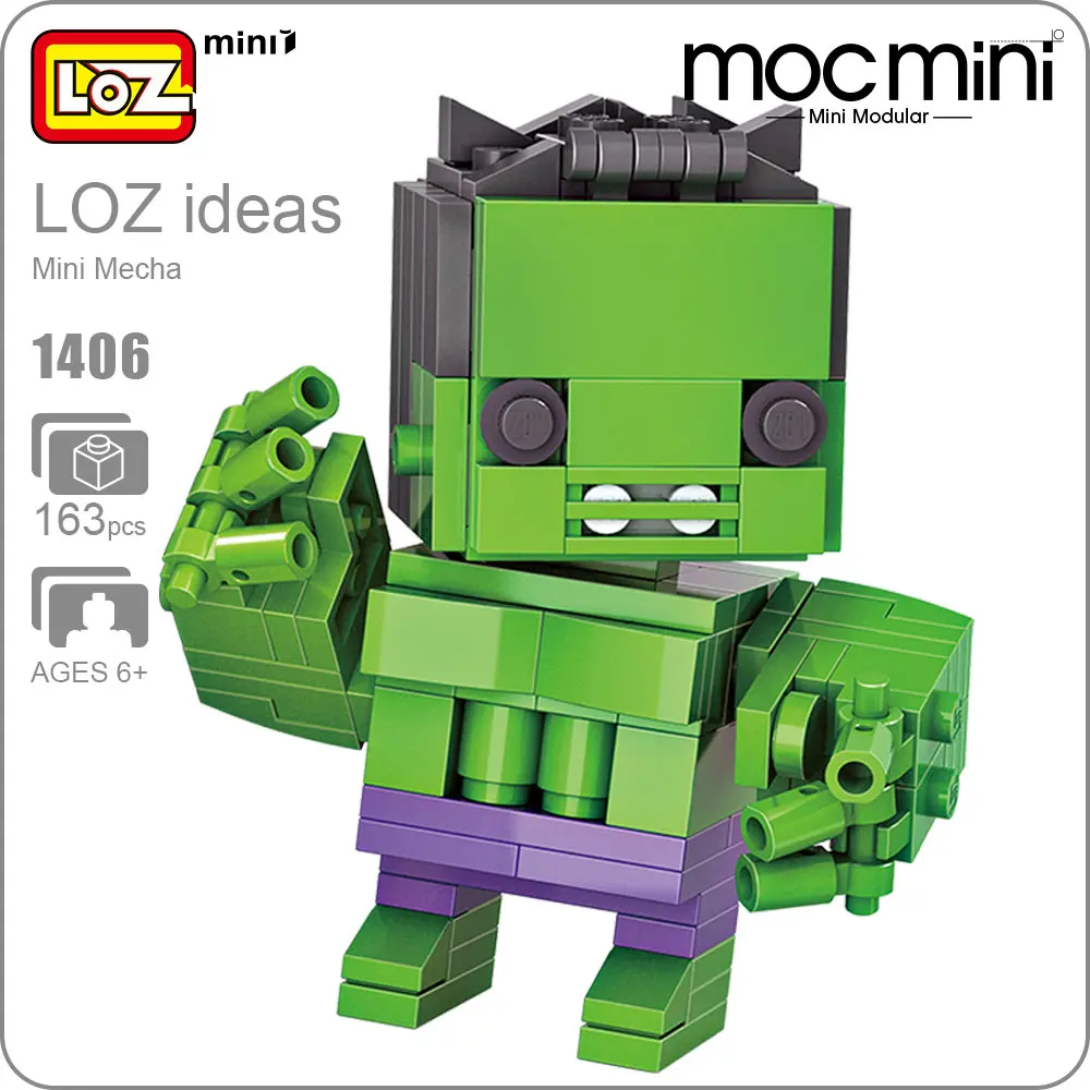 LOZ Mini Blocks Q Version Action Figure Anime Toys Cute Toys Building Assembly Kit Movie Block