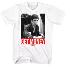 Scarface Al Pacino, Мужская футболка, Тони Монтана, мафия, Гангстерский фильм, Топ Стиль, винтажные футболки, футболка с коротким рукавом, топ, футболка
