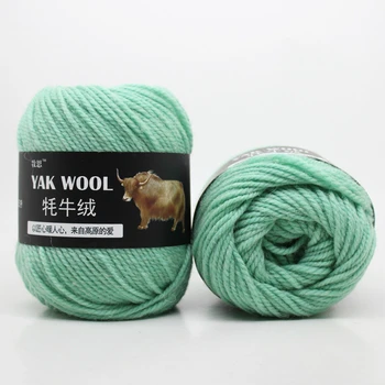 

300g/set Yak Wool Hat Thread 245 Sticks Needle Australian Wool Hand Knitted Medium Thick Coat Waistcoat Wool Yarn