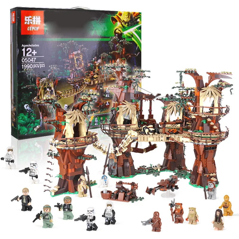 

Lepin 05047 StarWars compatible with lego 10236 Ewok Village Building Blocks Juguete Para Construir Bricks Toys Christmas Gifts