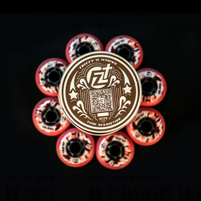 FZ الشريحة-برو زلاجات دوارة عجلات الأصلي Freezy التمويه جمع التزلج عجلات 90A ل سيبا FSK 72 76 80 مللي متر FZ الشريحة-برو زلاجات دوارة عجلات الأصلي Freezy التمويه جمع التزلج عجلات 90A ل سيبا FSK 72 76 80 مللي متر