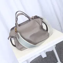 Новое поступление натуральная кожа сумки женские винтажные подушки из коровьей кожи сумки Женские однотонные повседневные маленькие Cross body Shoulder сумка