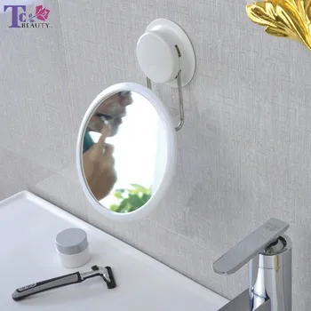 

Suction Cup Makeup Mirror 360 Degree Rotating Adjustable Cosmetic Make Up Mirrors Round Shape Desktop Bathroom Waterproof