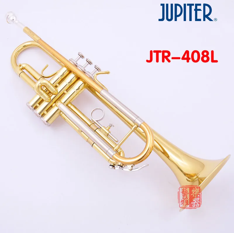 Professional Trumpet JUPITER JTR 408 L Bb Brass Gold Lacquer Trumpet
