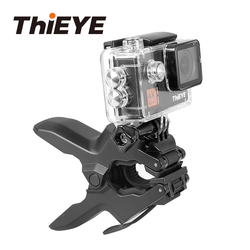 Thieye челюстей Flex Clamp Mount+ 8 смежных Регулируемый s-образный для экшн-Камеры Gopro Hero/7/6/5/4/3 xiaoyi Экшн-камера eken H9R sjcam thieye для экшн-камеры