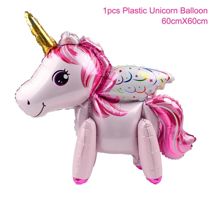 QIFU Pin The Horn On The Unicorn Вечерние игры для детей на день рождения вечерние принадлежности для игры в Единорог вечерние украшения в виде единорога - Цвет: unicorn ballon 7