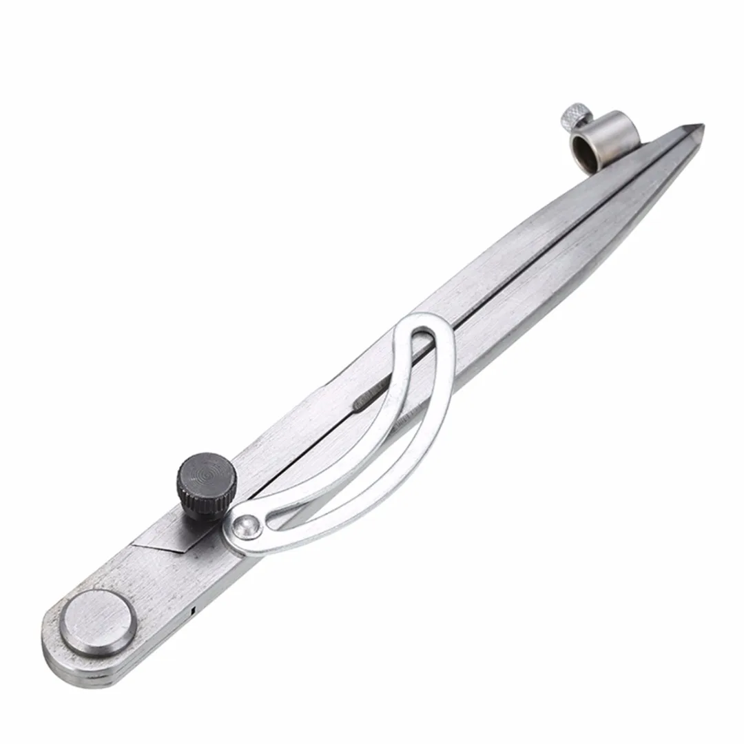 Mayitr Professional Scriber Divider Overstitch Wheel Compass Leather Stitch Hole Distance Divider Tool DIY Hinge Joint Divider
