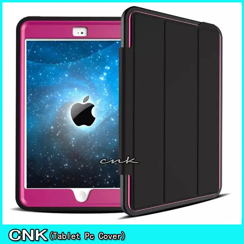 

For iPad Air 2/iPad 6 (2014) Retina Kids Safe Armor Shockproof Heavy Duty Silicone Hard Case Cover For Apple iPAD 6 Case Cover