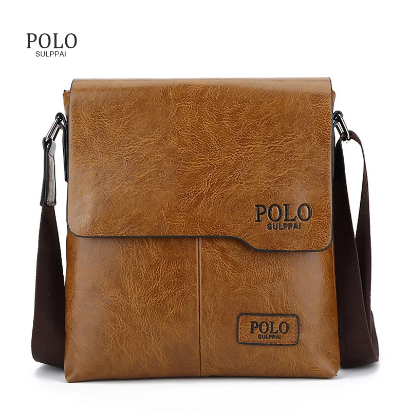 2017 New Arrival POLO special offer leather messenger bag fashion brand business crossbody bag brand POLO