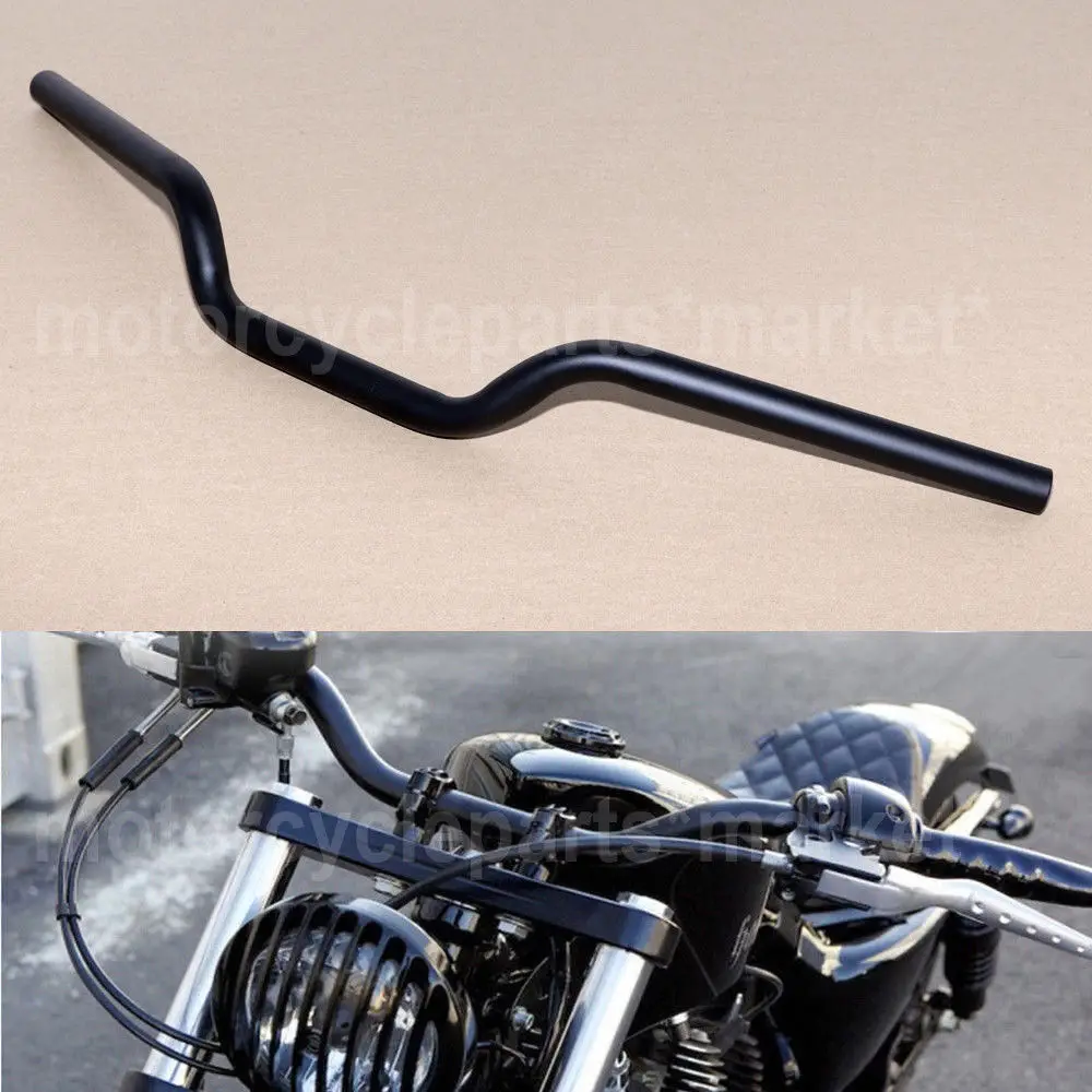 7/" 22 мм мотоцикл перетащите евро Бар Руль управления для мотоциклов Универсальный Honda Yamaha Kawasaki Suzuki Chopper Bobber Кафе Racer
