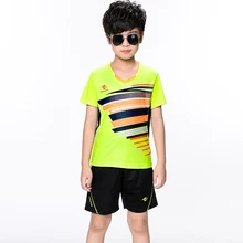 Детская одежда для бадминтона, спортивный костюм для мальчиков, спортивная детская одежда для настольного тенниса, костюм для девочек, 5068