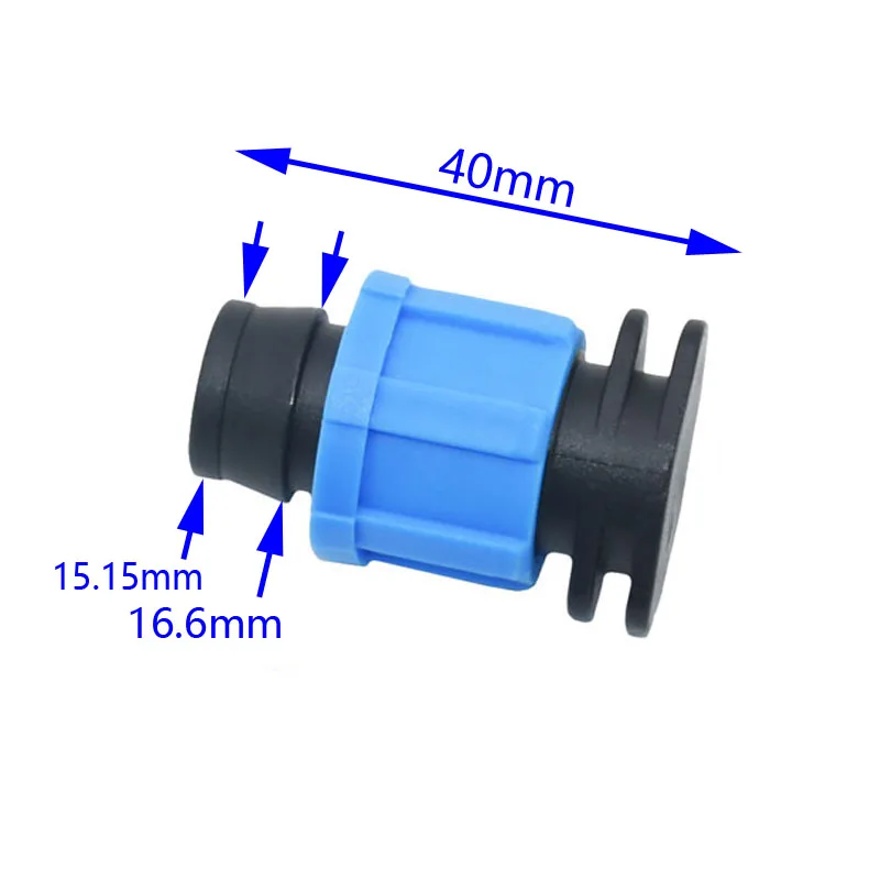 Парниковых капельного орошения 16 мм капельного ленты заглушка винт 16 мм капельного орошения пробка 5/8 воды печать садовый шланг инструменты 5 шт