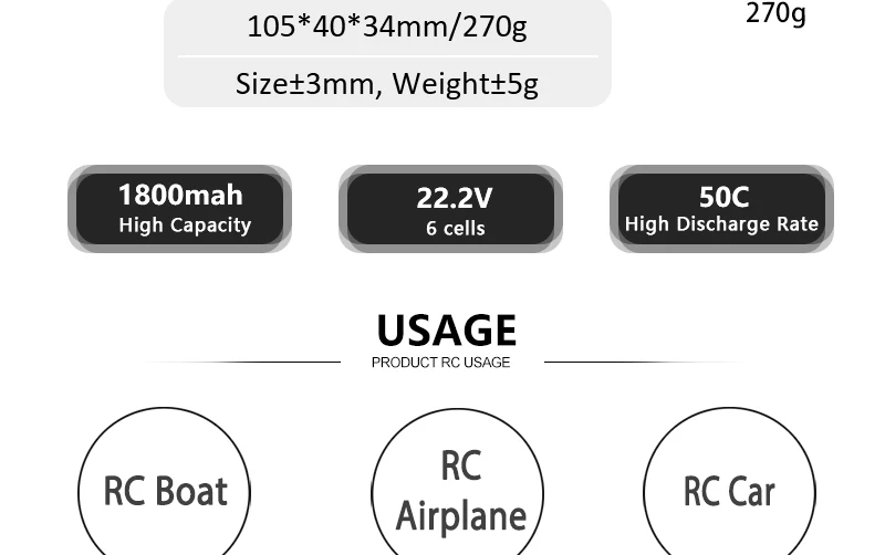 HRB 22,2 V Lipo батарея 6S 1800mah XT60 T Deans XT90 TRX EC5 50C для мультикоптера FPV гоночный самолет багги автомобиль лодка RC запчасти горячая распродажа