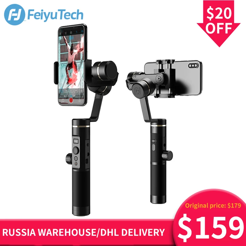 

FeiyuTech SPG2 3-Axis Smartphone Stabilizer Handle Gimbal for 57mm-95mm xiao mi iphone X 8 7 Samsung Note 8 Mobile phones Feiyu