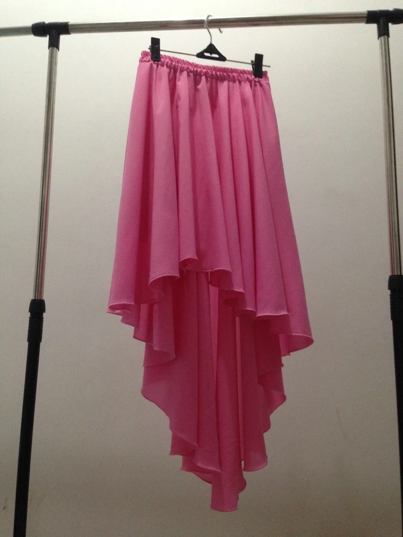 Новинка года; стильная женская Высококачественная стандартная юбка до щиколотки розового цвета; большие размеры; пикантные вечерние юбки для девочек