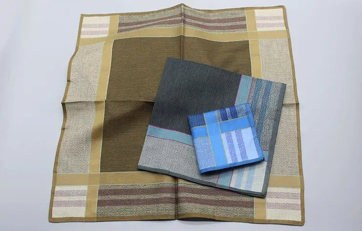 100/% COTTON MENS HANDKERCHIEFS HANKIES 45 CM 6PCS WHITE