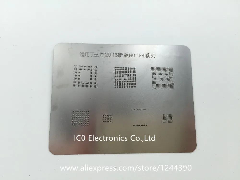

For Samsung Note 4 BGA Stencil BGA Direct Heating Stencil BGA reballing Direct Heating Template