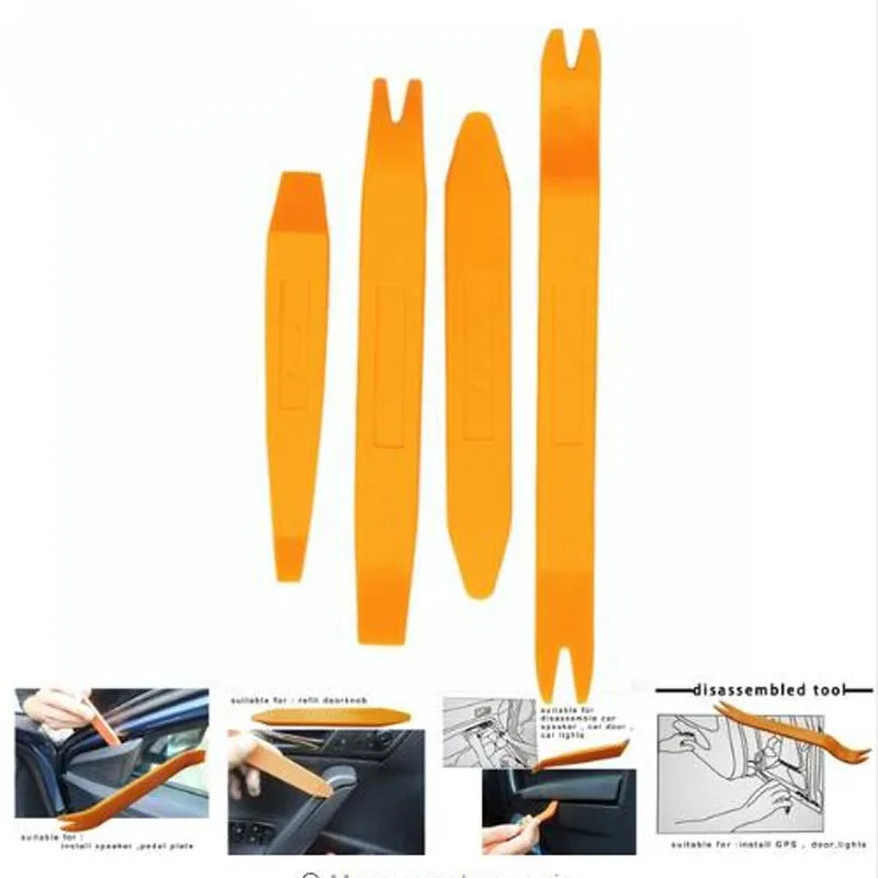 12pcs/Set Plastic Pry Car Repair Tools Door Panel Trim Dash Audio Radio Removal Car Scratch Fix it Pen Tire Valve Cap Airtight 12pcs/Set Plastic Pry Car Repair Tools Door Panel Trim Dash Audio Radio Removal Car Scratch Fix it Pen Tire Valve Cap Airtight