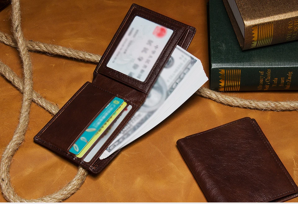 Joyir genuineleather Для мужчин кошелек Винтаж короткие Для мужчин кошелек визитница мужской Женские Кошельки клатч чехол держатель карты портмоне и 42