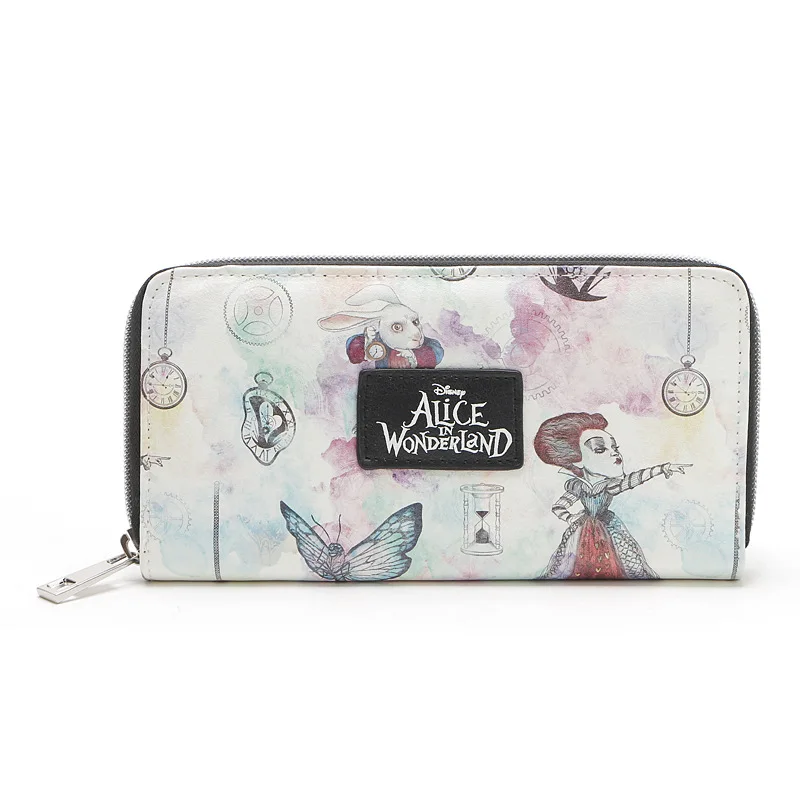 

Alice in Wonderland Wallet Women Long Purse Fashion Female Card Holder Designer Brand Coin Purse