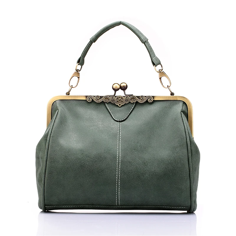 Brand new vintage bags retro PU leather tote bag women messenger bags