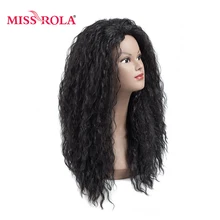 Miss Rola Средний длинные парики синтетические волосы вьющиеся женские парики 13,5-17 дюймов Kanekalon высокотемпературное волокно 204 г