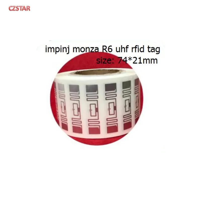 Impinj monza r6 chip 860 960 МГц большой радиус действия УВЧ пассивная смарт наклейка с