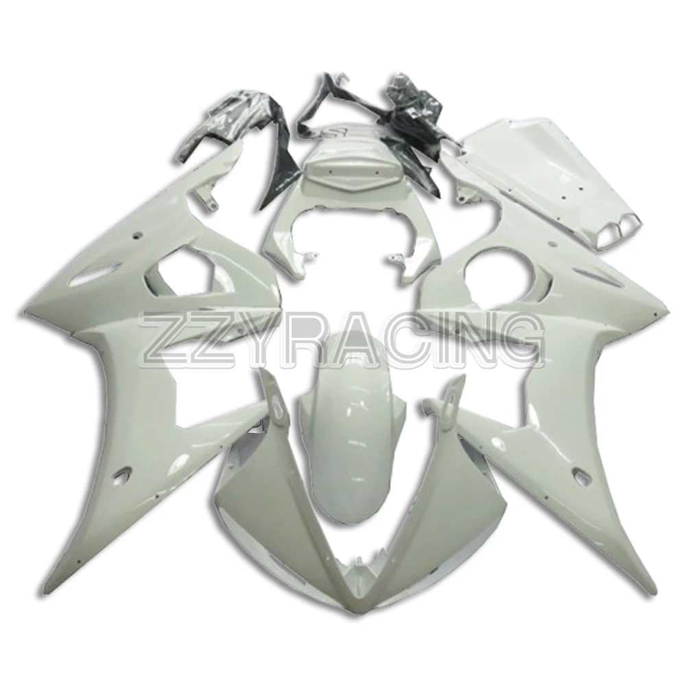 

Injection Fairings for Yamaha YZF-600 R6 2003 - 2005 2004 Complete Panels Kit 03 04 05 ABS Plastic Body Kit White Cowlings New