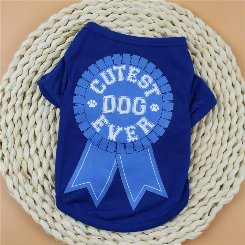 Bigeyedog Dog T shirt Poodle Bichon Chiwawa Chihuahua Yorkie Dog Clothes Summer Vest Tshirt