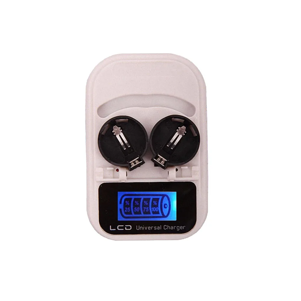 

3.6V Button Battery Charger, With LCD display/ USB interface US/ EU plug rechargeable LIR2032/LIR2025/LIR2016