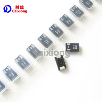 

20PCS Original 16TQC100M SMD Polymer tantalum capacitor 16V 100uF type: D 7343 low ESR capacitor POSCAP