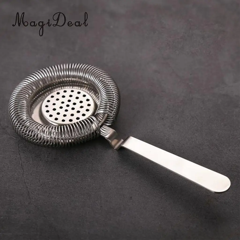 Cocktail Strainer Stainless Steel Cocktail Shaker Filter Drink Strainer
