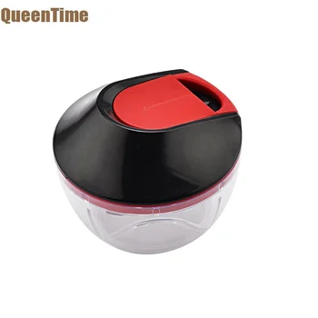 

QueenTime Stainless Steel Blade Potato Mashers Manual Vegetable Chopper Machine Vegetable Cutting Tool Egg Whisk Food Mixing Box