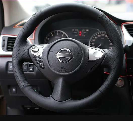 Для Nissan Sentra 2013 2018 крышка рулевого колеса Модификация Специальный первый слой