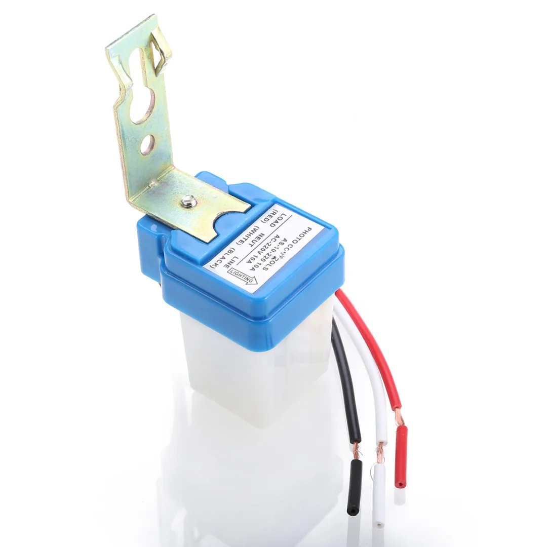 utomatic On Off Photocell Street Light Switch AC 220V 50-60Hz 10A Auto Photo Control Photoswitch Sensor Electrical Switch