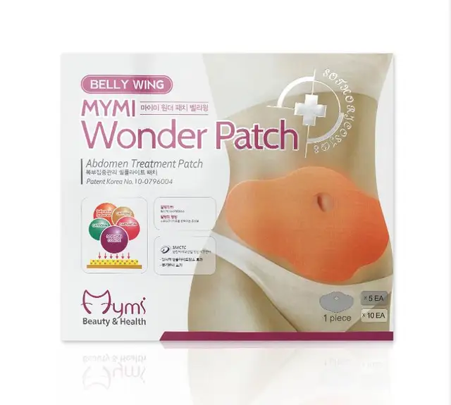 5 PCS/BOX Mymi Wonder Patch Abdomen Slimming Patches Belly Fat Burning