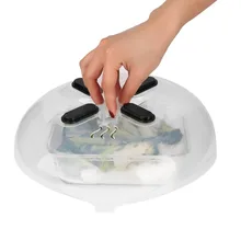 Микроволновая печь Hover анти-напыление крышка новая пищевая разбрызгиватель Защитная печь масляная крышка с подогревом герметичные пластиковые тарелки Крышка для еды