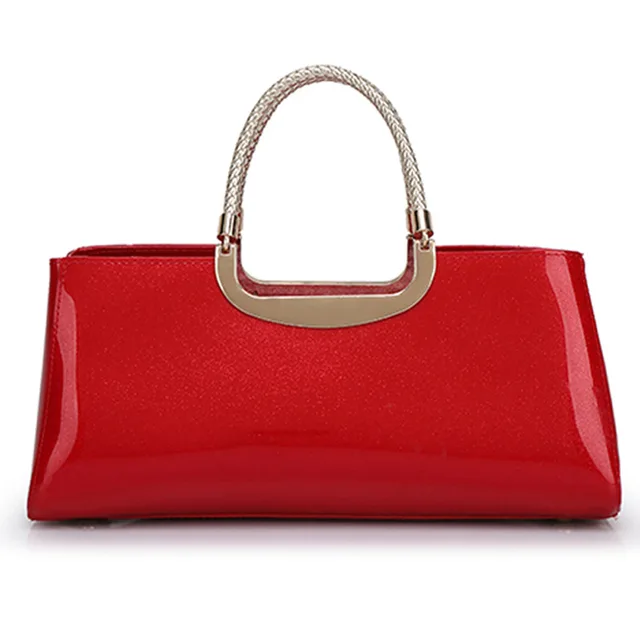 Icev New 2018 Designer Luxury Clutch Red Bride Wedding Hand Bag Icev New 2018 Designer Luxury Clutch Red Bride Wedding Hand Bag Patent Leather Women Handbags Famous