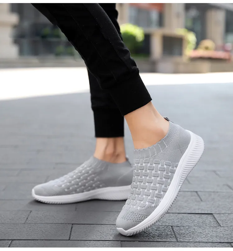 RS 1938-2019 New Spring Autumn Women's Shoes Flying Woven Womans Sneakers-13