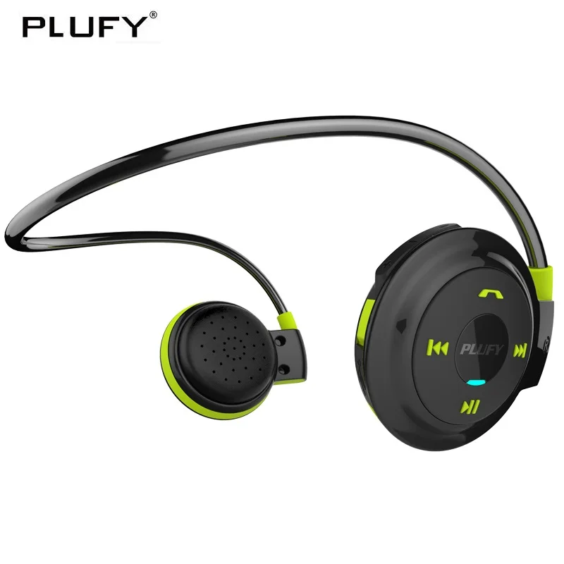 Спортивные Bluetooth наушники PLUFY гарнитура беспроводная для бега радио/MP3|Наушники и
