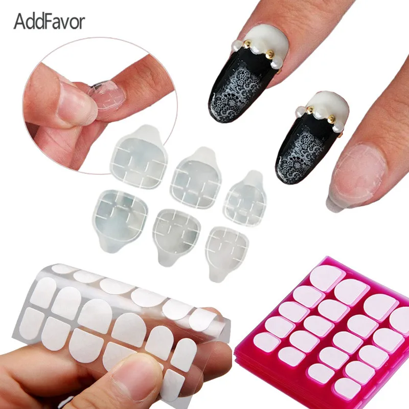 Sheets Addfavor 5 False Nail Stick Fake Tips Accessories Uv - AliExpress