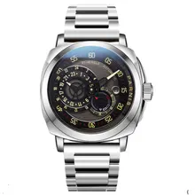 Luxury 44mm PARNIS Sapphire Glass black Dial Calendar MIYOTA relogio masculino watches top brand automatic mechanical Mens Watch Luxury 44mm PARNIS Sapphire Glass black Dial Calendar MIYOTA relogio masculino watches top brand automatic mechanical Mens Watch