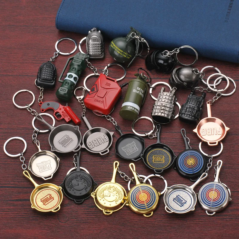 Jedi survival weapon skillet key chain machete key chain grenade key chain iron helmet key chain exquisite workmanship and gift-
Jedi survival weapon skillet key chain machete key chain grenade key chain iron helmet key chain exquisite workmanship and gift-
