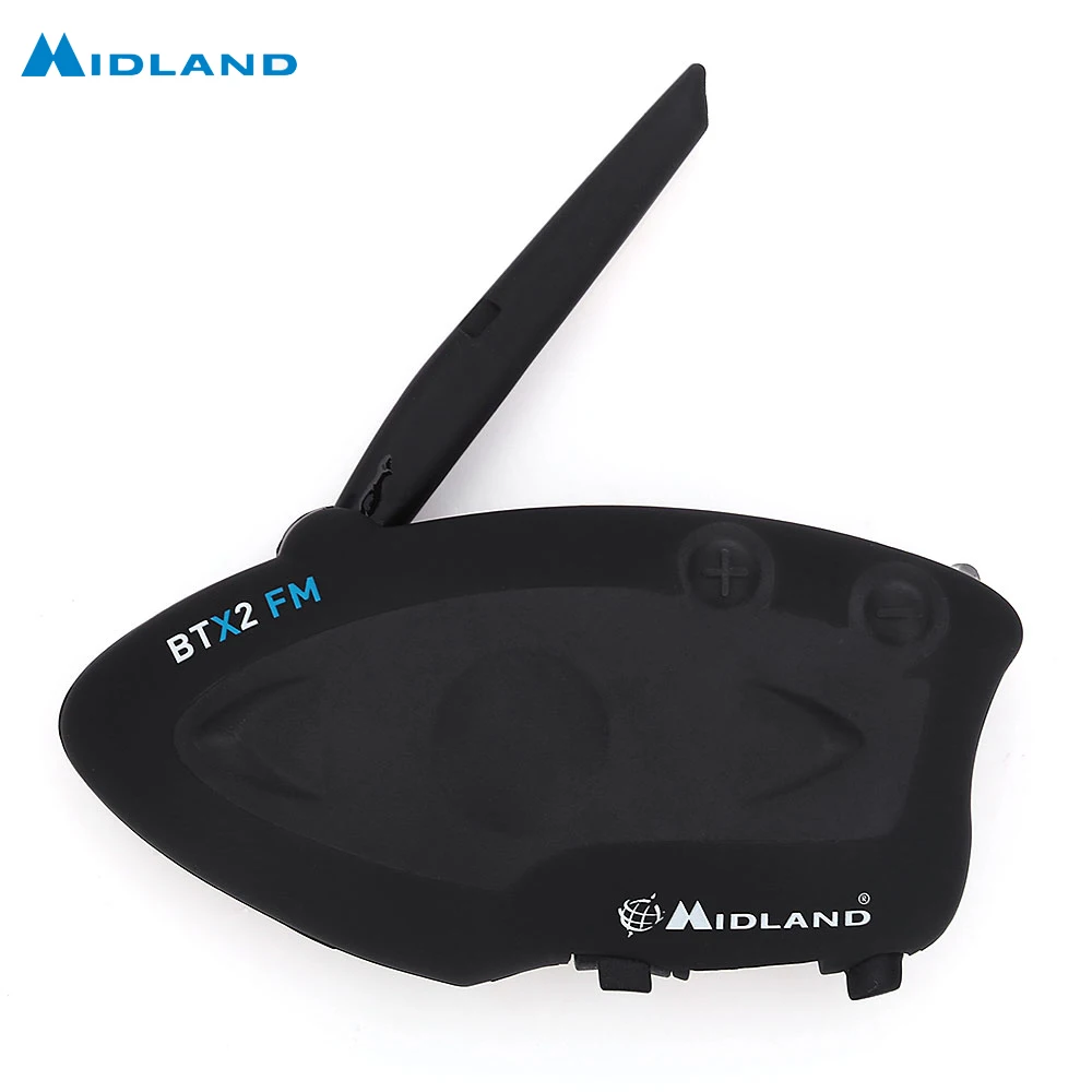 

Promotion MIDLAND BTX2 FM Motorcycle Bluetooth Intercom Talking Distance 800M Multi-User Inter-Phone Connect At Most 4 People