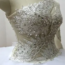 Vestido De Noiva/бальное платье, свадебные платья, новинка 2019 года, платье принцессы на одно плечо, свадебное платье, Великолепный Королевский