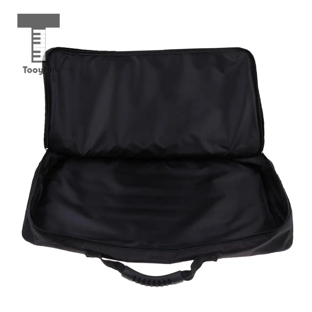 Tooyful Portable Big Storage Case Electric Guitar Effect Pedal Board Bag for Guitar Parts