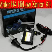 Горячая Распродажа 35W H4 Hi/Low Bi Xenon Мотоцикл HID Xenon комплект, 3000 K, 4300 K, 6000 K, 8000 K, 10000 K, HID конверсионный комплект